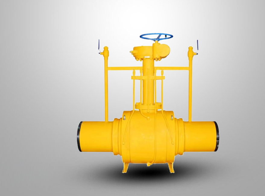 埋地式帶袖管雙放散焊接球閥